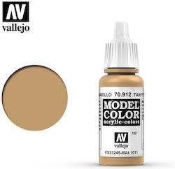 Acrylicos Vallejo Model Χρώμα Μοντελισμού Tan Y...