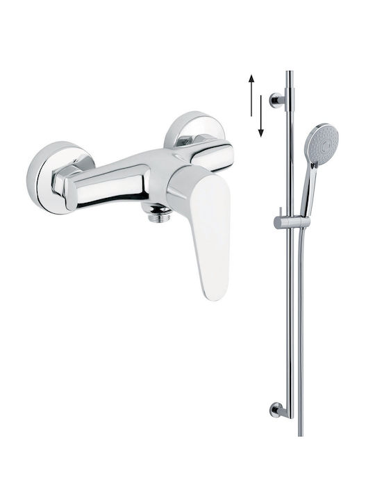 Interflex Century Amestecare Baterie Cadă Argintiu
