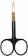 Parsa Nail Scissors Stainless with Curved Tip Black Black 016001908 1 Pieces