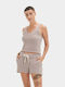 Ugg Australia Dulcie Women's Summer Crop Top Cotton Sleeveless Beige