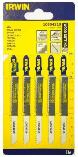 Irwin 10504410 Blade for Wood 100mm 5pcs