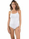 Lingerie Spaghetti Strap Bodysuit White