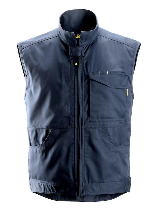Snickers Workwear Men's Safety Vest Navy Blue