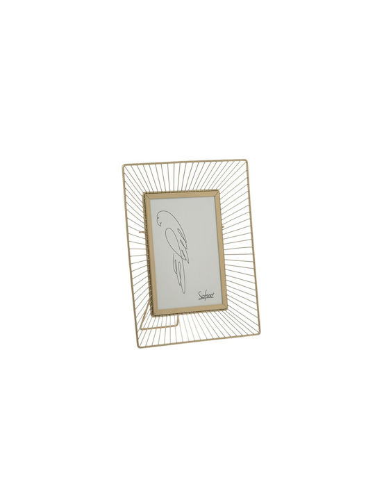 Click Metallic Photo Frame with Gold Frame 2 Pieces