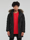 Vintage Everest Winter Jacket Parka Black