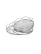 Inart Decorative Metallic Round Tray with Mirror 39x39x6cm 2 Pieces
