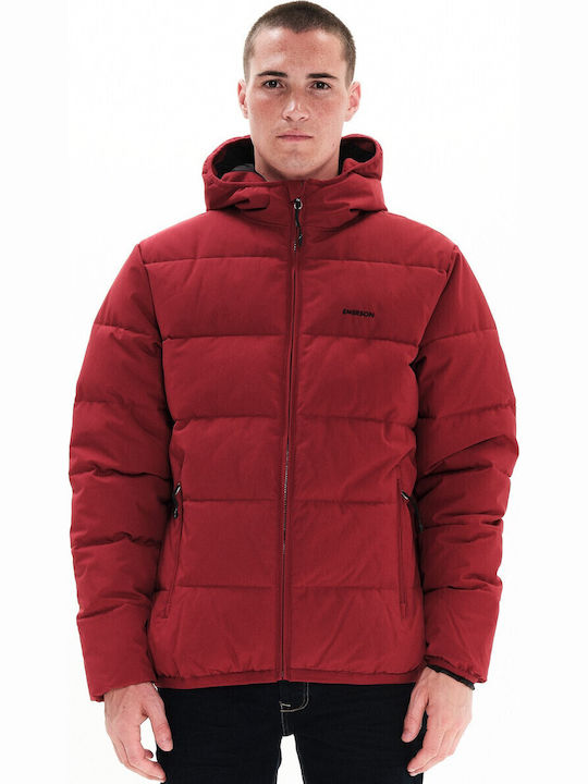 Зимно Мъжко Яке Puffer Червено