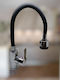Poly-172 Flexible Silver Kitchen Counter Faucet
