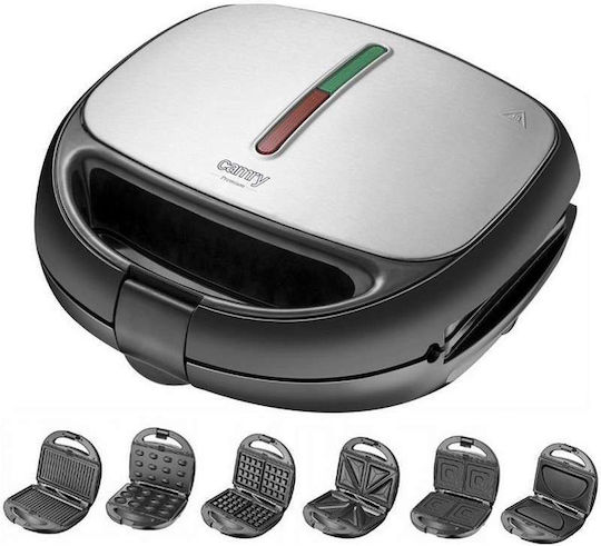 Adler CR 3057 Τοστιέρα για 2 Τοστ 1200W Inox