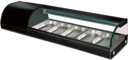 Klimaitalia Vitrină de Răcire De Masă cu Capacitate 5x1/3 GN 150x41x30cm