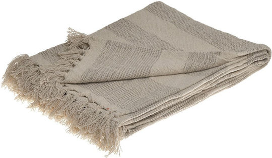 Click Sofa Throw 2 Seater P170xW230cm Beige Natural Click Sofa Throw 2 Seater P170xW230cm Beige Natural