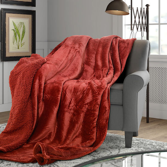 Lino Home New Ferry Emb Υπέρδιπλη 220x240εκ. Burgundy Lino Home New Ferry Emb Υπέρδιπλη 220x240εκ. Burgundy