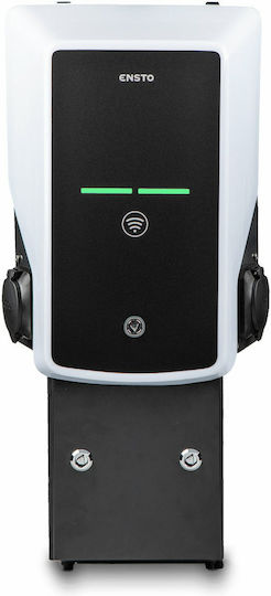 Ensto Chago Wallbox Wall Mounted Three-Phase 2x22kW Charging Station Type 2 (EVB203Ε-B4BC)