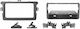 Phonocar DIN Fascia Panels 2 Din for Toyota Corolla 2010-2014