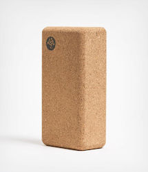 Manduka Lean Cork Yoga Block Brown 22x11x7cm 1pcs
