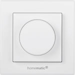 HomeMatic IP HMIP-WRCR Recessed Electrical Lighting Wall Switch with Frame Basic White