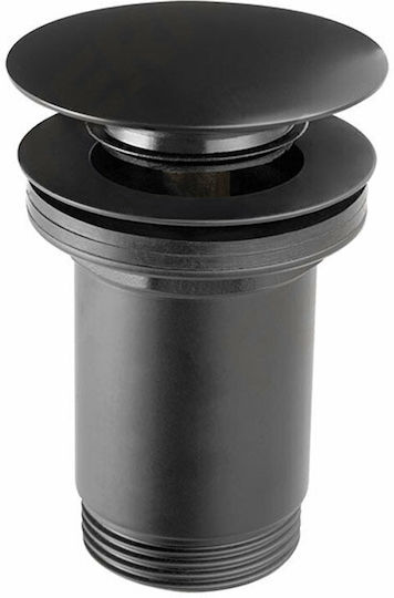 Ferro Rotondo Valve Sink Black S285B-BL-B