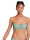 Strapless Bikini Top C Cup Πράσινο