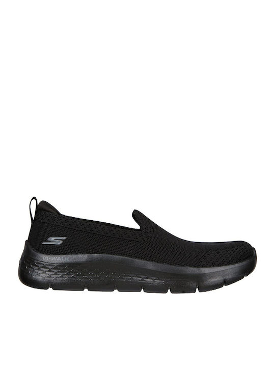 Skechers Go-Walk Flex Γυναικεία Slip-On Μαύρα