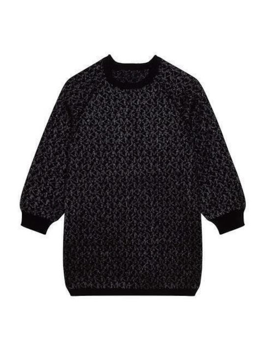 Kinderkleid Langärmelig Schwarz