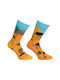 Kal-tsa Unisex Κάλτσες με Σχέδια Πορτοκαλί