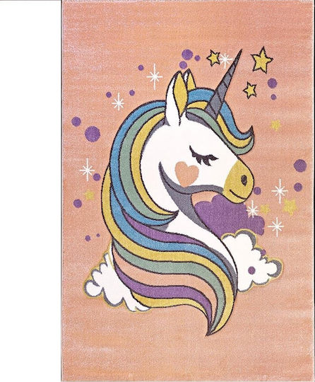 Newplan Bonita Kids Rug Unicorn Roz 160x230cm Thickness 12mm