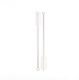 Karan ES210112-06 Metallic Cleaning Brushes with Handle Silver 2pcs