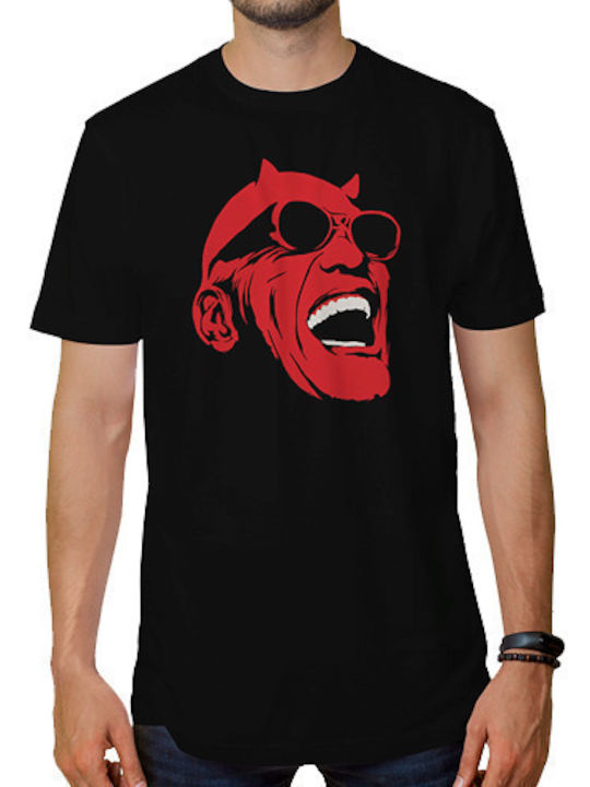 Sol's Ray Charles Hit Road Jack T-shirt Μαύρο Βαμβακερό
