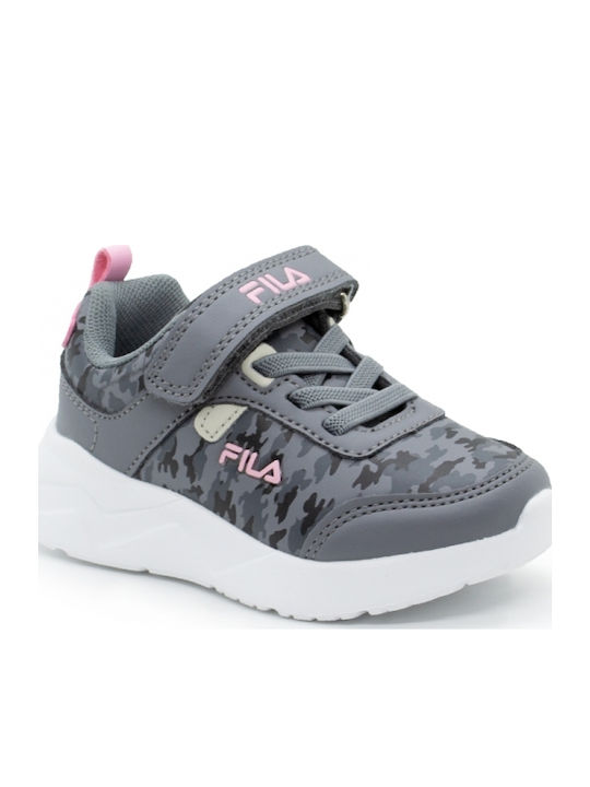 FILA Brett 2 Kids Sneakers with Scratch Gray