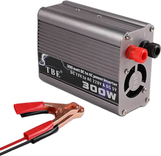 TS03350 Инвертор за кола 300W за преобразуване на 12V DC в 220V AC