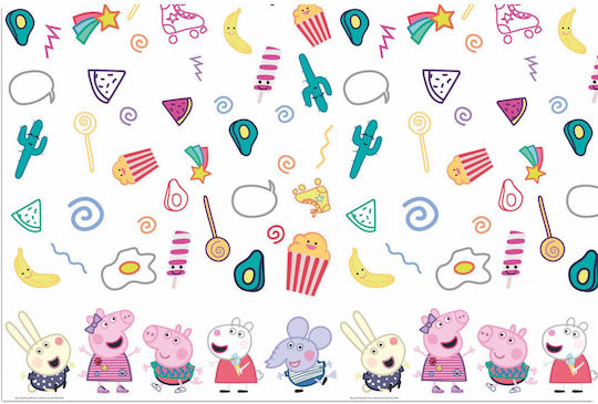 Procos Peppa Pig Messy Party Tablecover Peppa Pig Plastic 180x120cm 91101