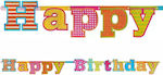 PartyDeco Happy Birthday Banner για Party