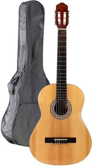 Sevilla Clasic Chitară 4/4 CG-20 II Bundle cu husă STAGG STB-1 C Natural