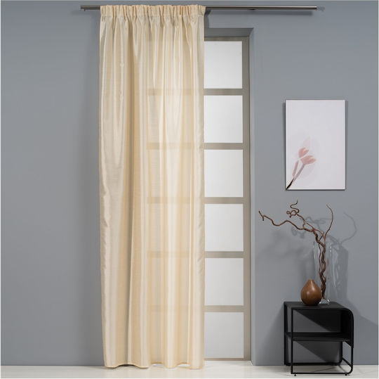 Artisti Italiani Curtain with Pencil Pleat Ecru 140x270cm
