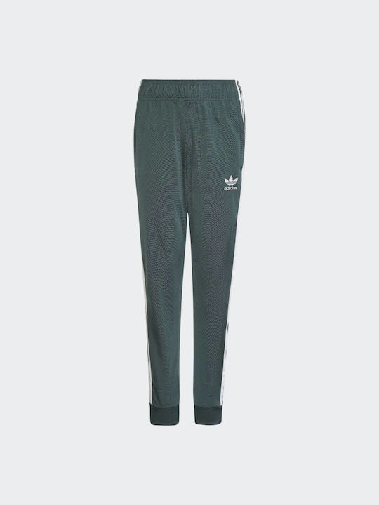 Adidas Παντελόνι Φόρμας για Αγόρι Πράσινο Adicolor SST