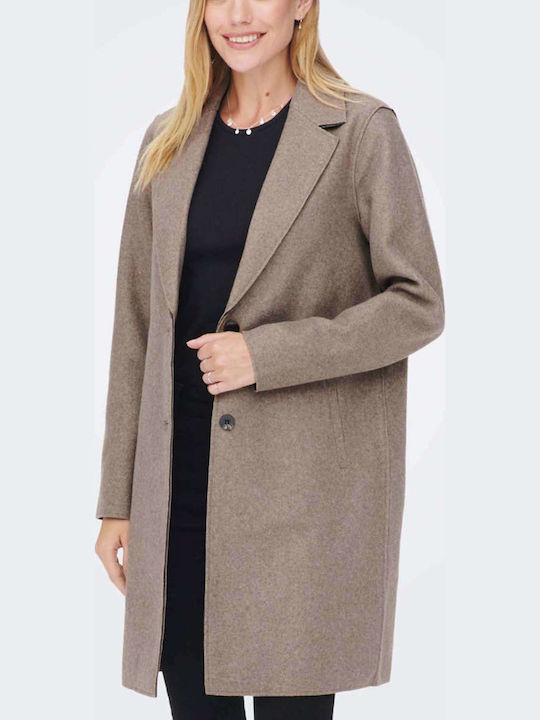Damen Caribou Mantel mit Knöpfen