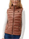 S.Oliver Women's Short Puffer Jacket for Winter Brown