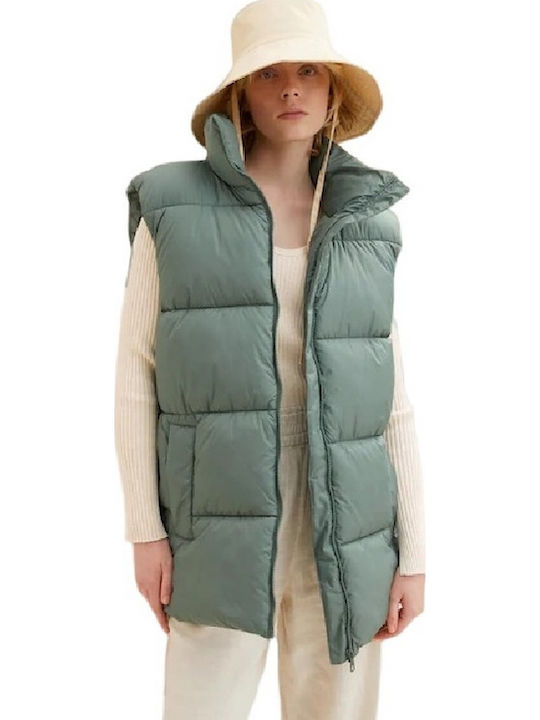 Tom Tailor Kurz Damen Ärmellos Puffer Jacke für...