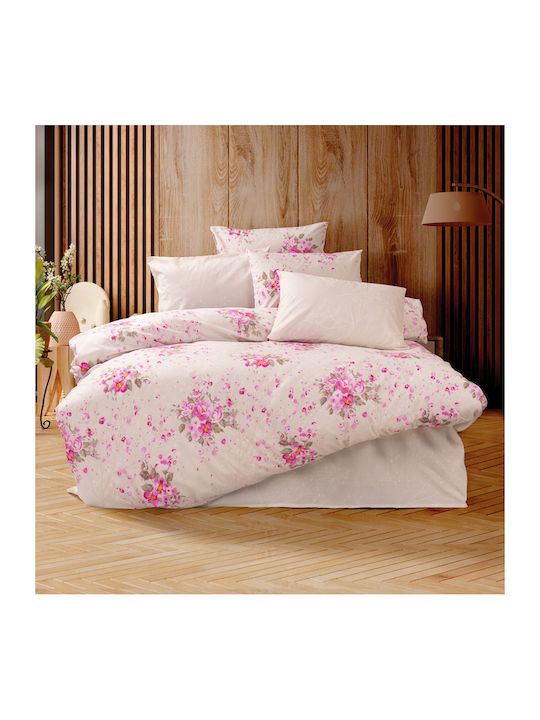 Mc Decor Vita Подредба Покривало Единично Памук Екрю 160x240см 2бр