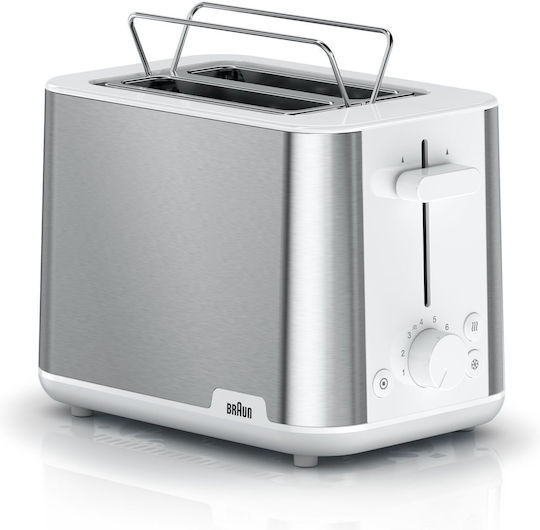Braun HT 1510 0X23010033 Prăjitor de pâine 2 sloturi 900W Alb
