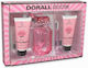 Dorall Collection Beau Monde Women's Fragrance Set with Eau de Parfum and Shower Gel 4 Pieces
