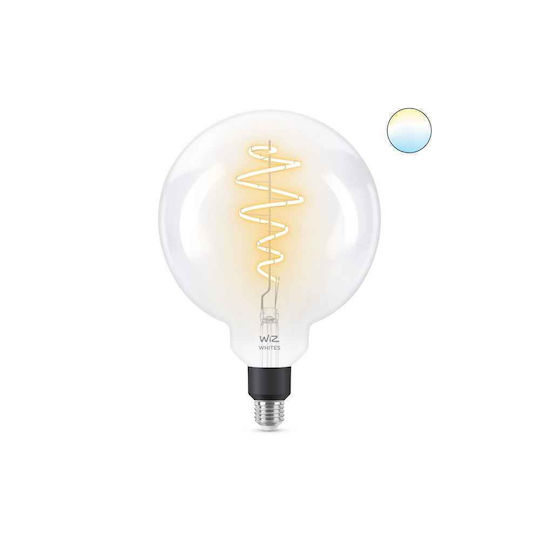 WiZ Смарт крушка LED 40W за фасунга E27 и форма G200 Студено бяло 470лм Димируем