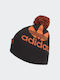 Adidas Adicolor Archive Bobble Pom Pom Beanie Ανδρικός Σκούφος Πλεκτός Black / Semi Impact Orange