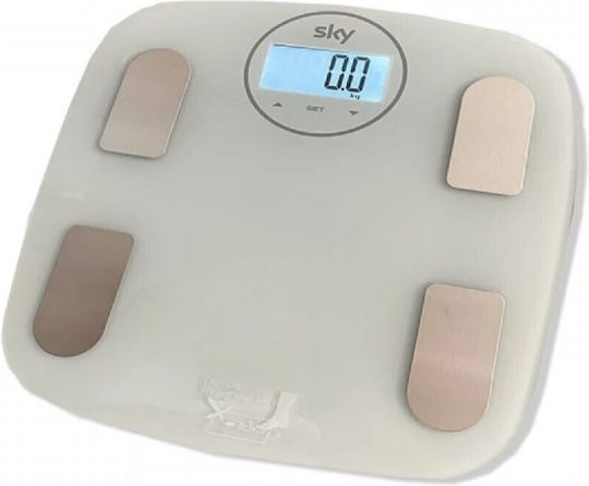 Sky Sky Ψηφιακή Ζυγαριά 180kg Λευκή EF872H