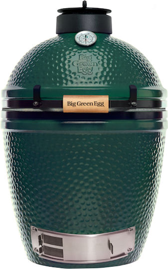 Big Green Egg Medium Keramik Holzkohlegrill Kamado mit Deckel 38cmx38cm