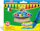 Carioca Jumbo Crayons Set 12 Colours