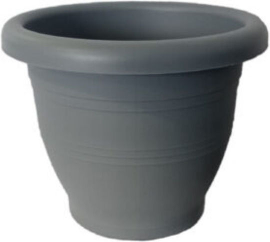 Cyclops Γλάστρα Πλαστική Ανθρακί 20x20x15εκ.