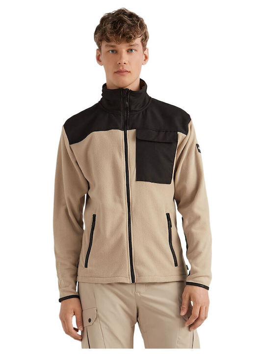 Ανδρική Ζακέτα Fleece Μπεζ
