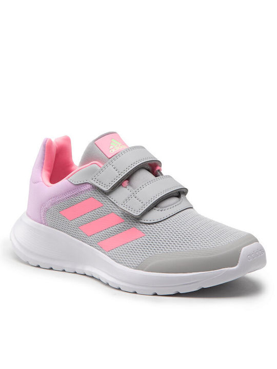 Adidas Αθλητικά Παιδικά Παπούτσια Running Tensaur Run 2.0 CF K με Σκρατς Grey Two / Beam Pink / Bliss Lilac