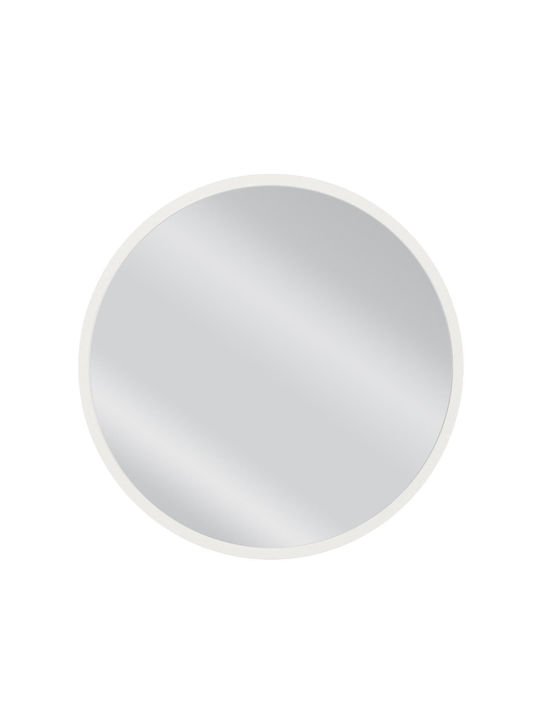 ArteLibre Makur Καθρέπτης Τοίχου με Λευκό Πλαστικό Πλαίσιο Mήκους 60cm
